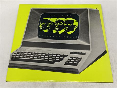 1981 PRESSING - KRAFTWORK - COMPUTER WORLD - PROMO STICKER NEAR MINT (NM)