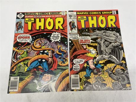 THE MIGHTY THOR #256, & #258