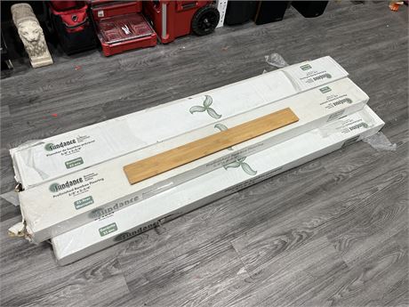 5 BOXES OF PREFINISHED BAMBOO FLOORING - 5/8”x3-3/4” (23.70FT PER BOX)