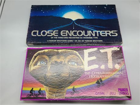 E.T GAME & CLOSE ENCOUNTERS GAME