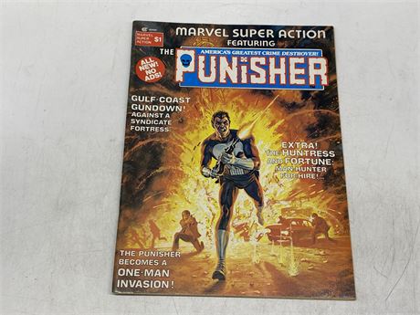MARVEL SUPER ACTION FEATURING THE PUNISHER #1 COMIC MAG