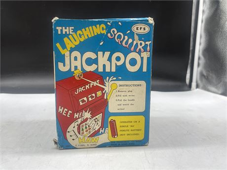VINTAGE THE LAUGHING SQUIRT JACKPOT IN BOX