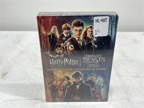 SEALED HARRY POTTER / FANTASTIC BEASTS 10 FILM COLLECTION DVD