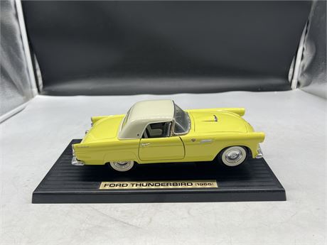 1955 FORD THUNDERBIRD DIECAST MODEL CAR - 9.5”