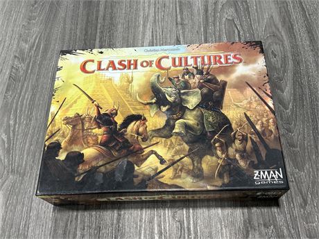 CLASH OF THE CULTURES BOARD GAME BY CHRISTIAN MARCUSSEN - COMPLETE