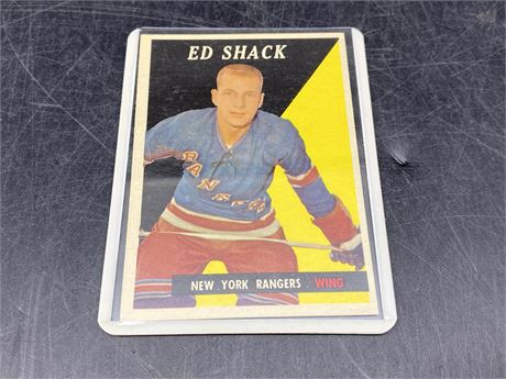 1958/59 ROOKIE ED SHACK (Slight crease)