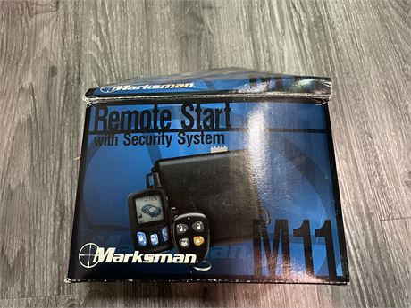 MARKSMAN M11 REMOTE START WITH SECURITY SYSTEM