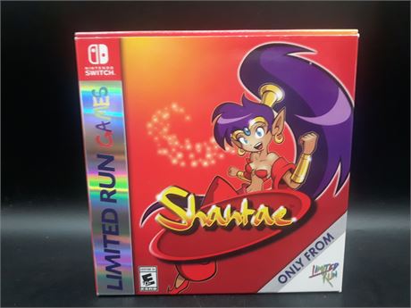 SHANTAE - COLLECTORS EDITION - EXCELLENT CONDITION - SWITCH