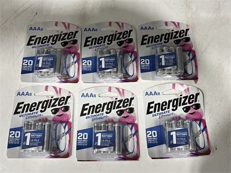 (NEW) AAA8 ENERGIZER BATTERY PACKS