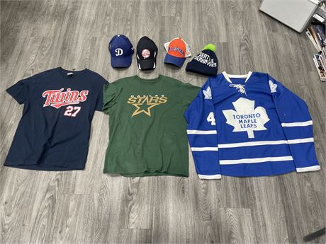 MISC SPORTS CLOTHES + HATS