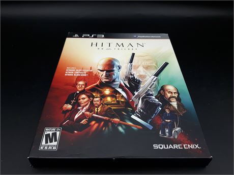HITMAN HD TRILOGY EXCLUSIVE ARTBOOK EDITION - VERY GOOD CONDITION - PS3