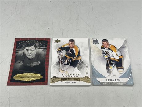 LIMITED EDITION BOBBY ORR / TERRY SAWCHUK CARDS