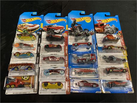 20 HOT WHEELS COLLECTABLES