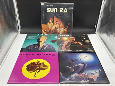 5 SUNRA RECORDS - VG+