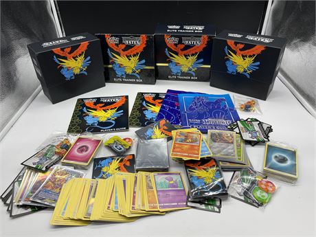 2 BOXES OF ASSORTED POKÉMON CARDS ELITE TRAINER