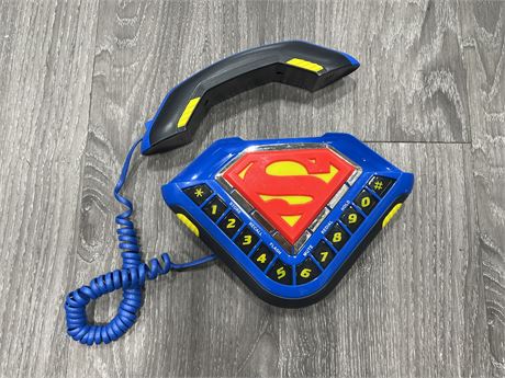 2000’s SUPERMAN TELEPHONE - 8.5” WIDE