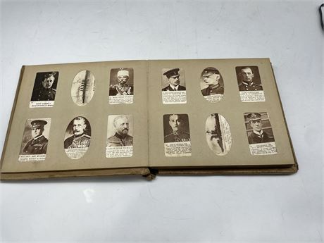 144 MILITARY AND WW1 PICTURE CARDS IN ALBUM