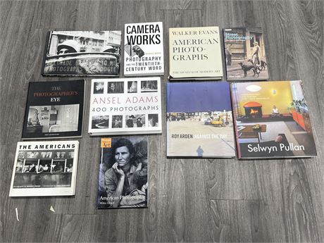 10 COFFEE TABLE / PHOTOGRAPHY BOOKS