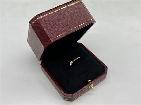 CARTIER RING MARKED 750 - SIZE 5
