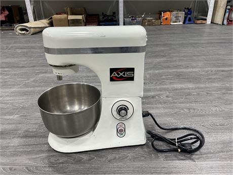 HEAVY AXIS AX-M8 COUNTER TOP MIXER - NEEDS ATTACHMENTS - TESTED 16”x15”