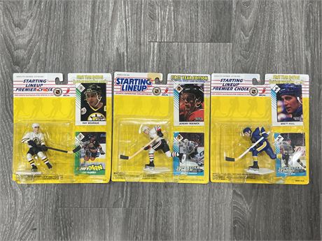 3 NEW STARTING LINE UP NHL FIGURES