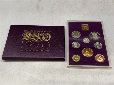 1970 UNCIRCULATED COIN SET - COINAGE OF GREAT BRITAIN & NORTHERN IRELAND