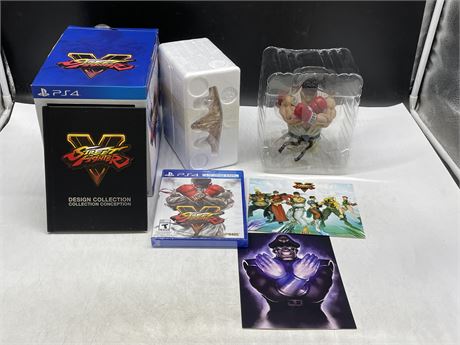 STREET FIGHTER V COLLECTORS EDITION CIB W/ SEALED GAME