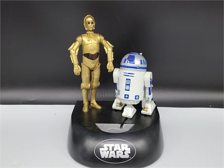 1995 STARWARS ELECTRONIC ANIMATED TALKING COIN BANK (11"Tall)