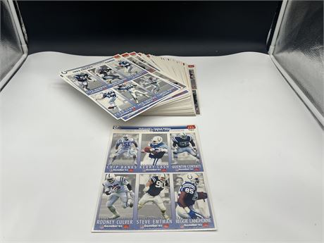 LARGE LOT OF 1993 MCDONALDS FOOTBALL CARDS COMPLETE SET