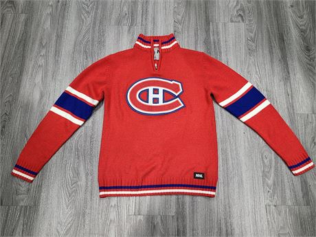 VINTAGE MONTREAL CANADIANS SWEATER SIZE SMALL