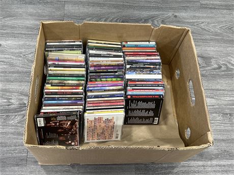 BOX OF MISC CDS - SOME SEALED