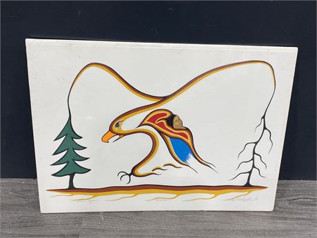 L/E FIRST NATIONS PRINT BY ABE KAKEPETUM (22”x15.5”)