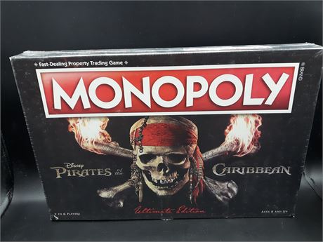 SEALED - PIRATES OF THE CARIBBEAN MONOPOLY