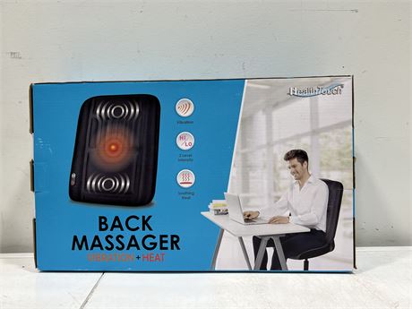 HEALTH TOUCH BACK MASSAGER W/ VIBRATION AND HEAT
