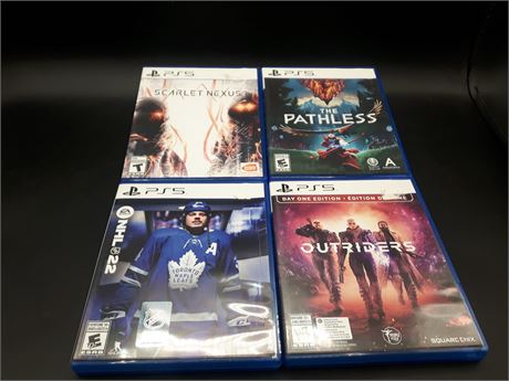 COLLECTION OF PS5 GAMES - EXCELLENT CONDITION