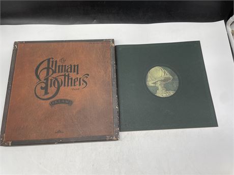 RARE THE ALLMAN BROTHERS BAND - DREAMS 6 LP BOX SET W/ BOOKLET & OG SLEEVES -(E)