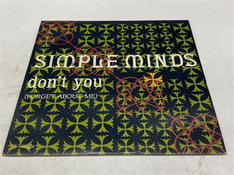 SIMPLE MINDS - DONT YOU (FORGET ABOUT ME) - VG+