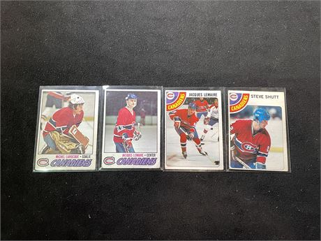 70’s CANADIANS CARDS (4)