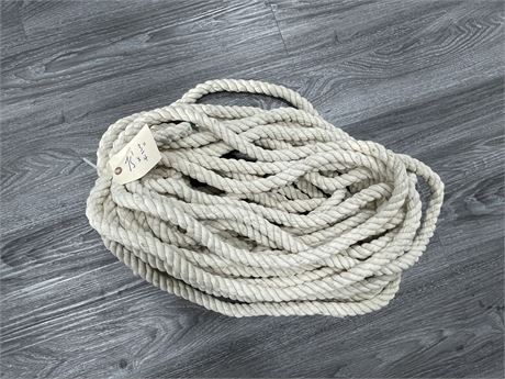 75’ OF 3/4” BRAIDED ROPE