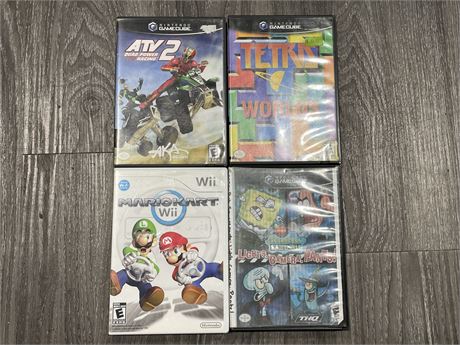 GAMECUBE & WII GAMES - WORKING