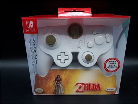 SEALED - WIRED FIGHT PAD PRO - ZELDA EDITION - SWITCH