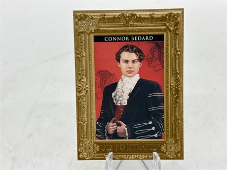 ROOKIE CONNOR BEDARD UD PORTRAITS