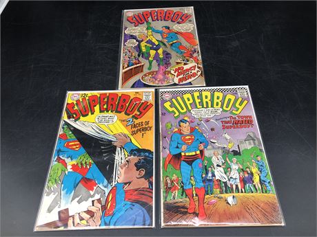 3 SUPERBOY COMICS