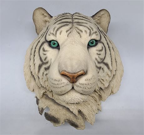 EYES OF THE TIGER - MILL CREEK STUDIOS SIGNED #136 OF 5000 TIGER HEAD 14"