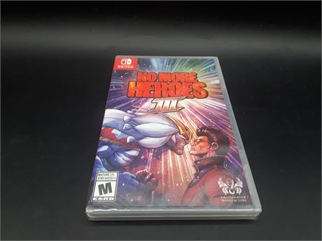 SEALED - NO MORE HEROES 3 - SWITCH
