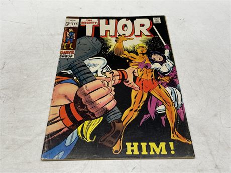 THE MIGHTY THOR #165 FIRST APPEARANCE OF HIM - ADAM WARLOCK