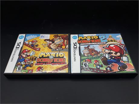 MARIO VS DONKEY KONG GAMES - VERY GOOD CONDITION - DS