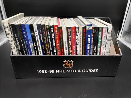 25 - 1998/99 NHL MEDIA GUIDES (Pickup only)
