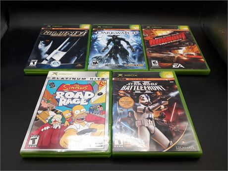 COLLECTION OF ORIGINAL XBOX GAMES - VERY GOOD CONDITION