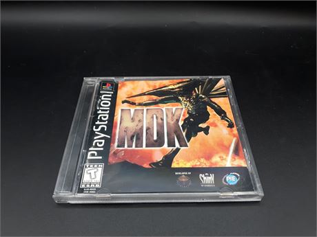MDK - VERY GOOD CONDITION - PLAYSTATION ONE